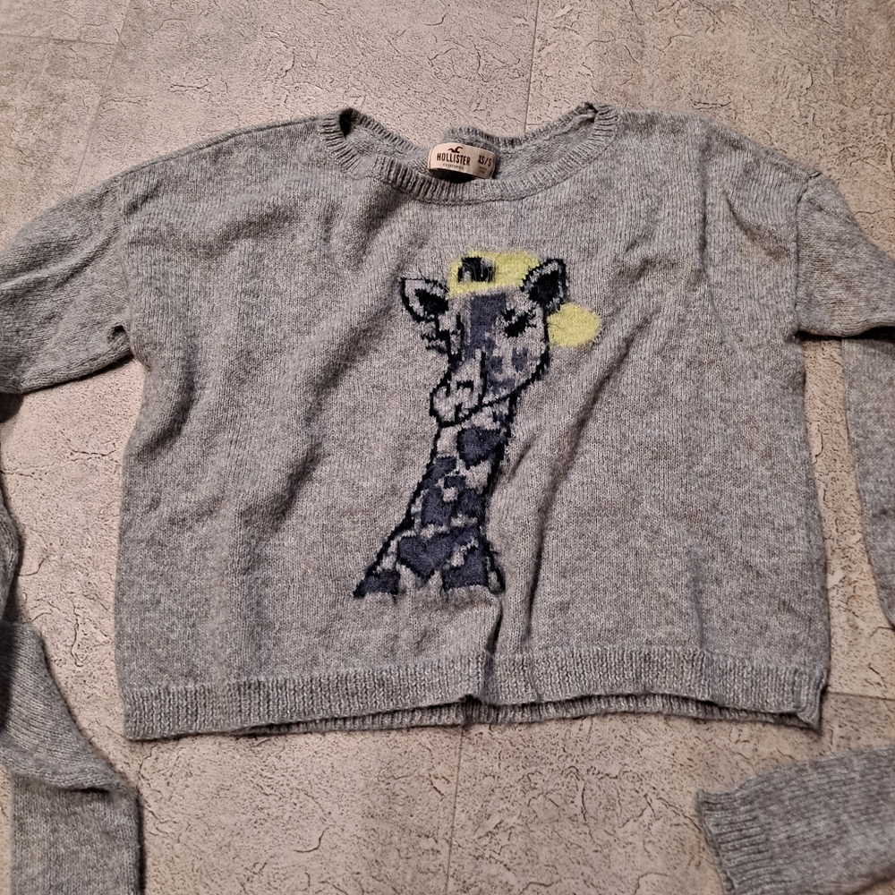 Hollister crop sweater